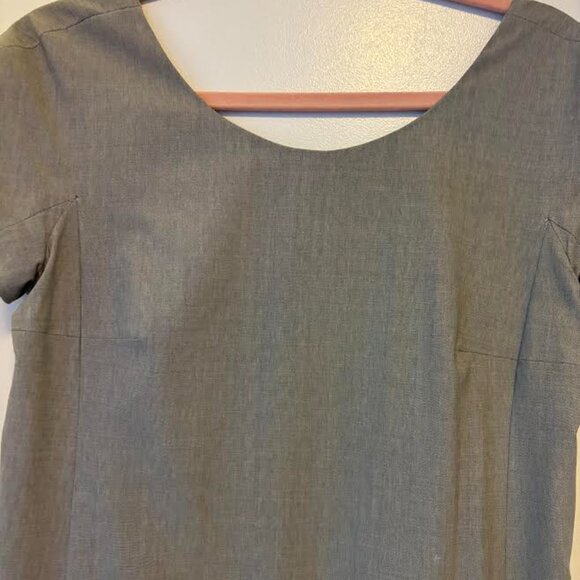 Theory Gray Shift Dress - Picture 2 of 3